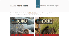 Desktop Screenshot of islandphonebooks.ca